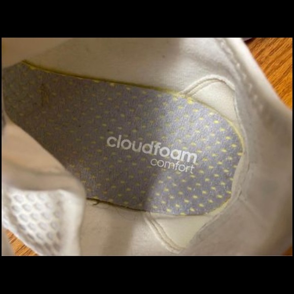 Adidas cloudform white sneakers ladies size 9 - Picture 3 of 5